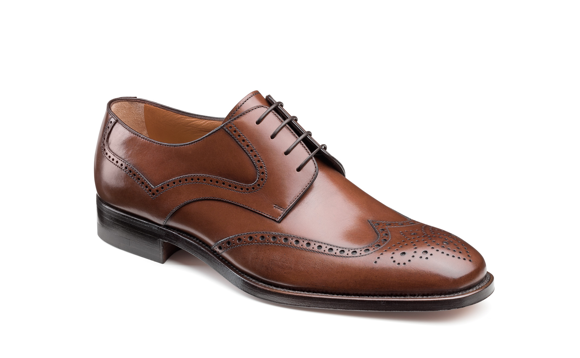 Wing Tip Derby Shoes