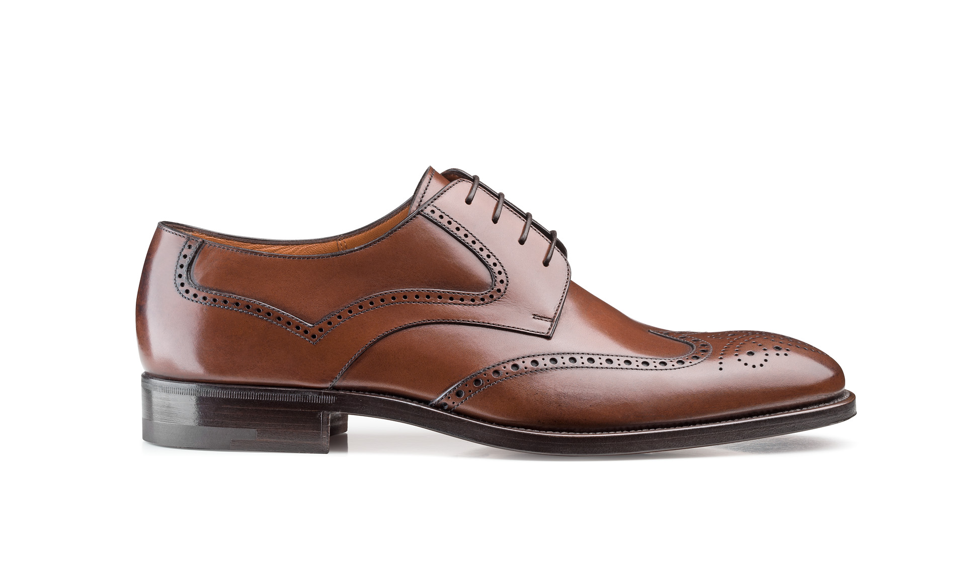 Wing Tip Derby Shoes