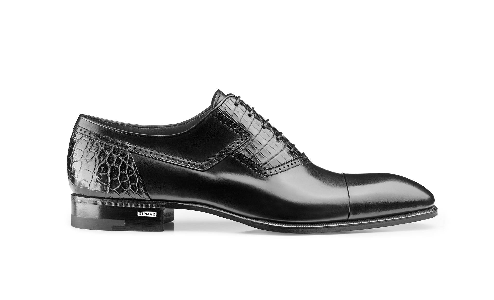 Croco and Calfskin Oxfords