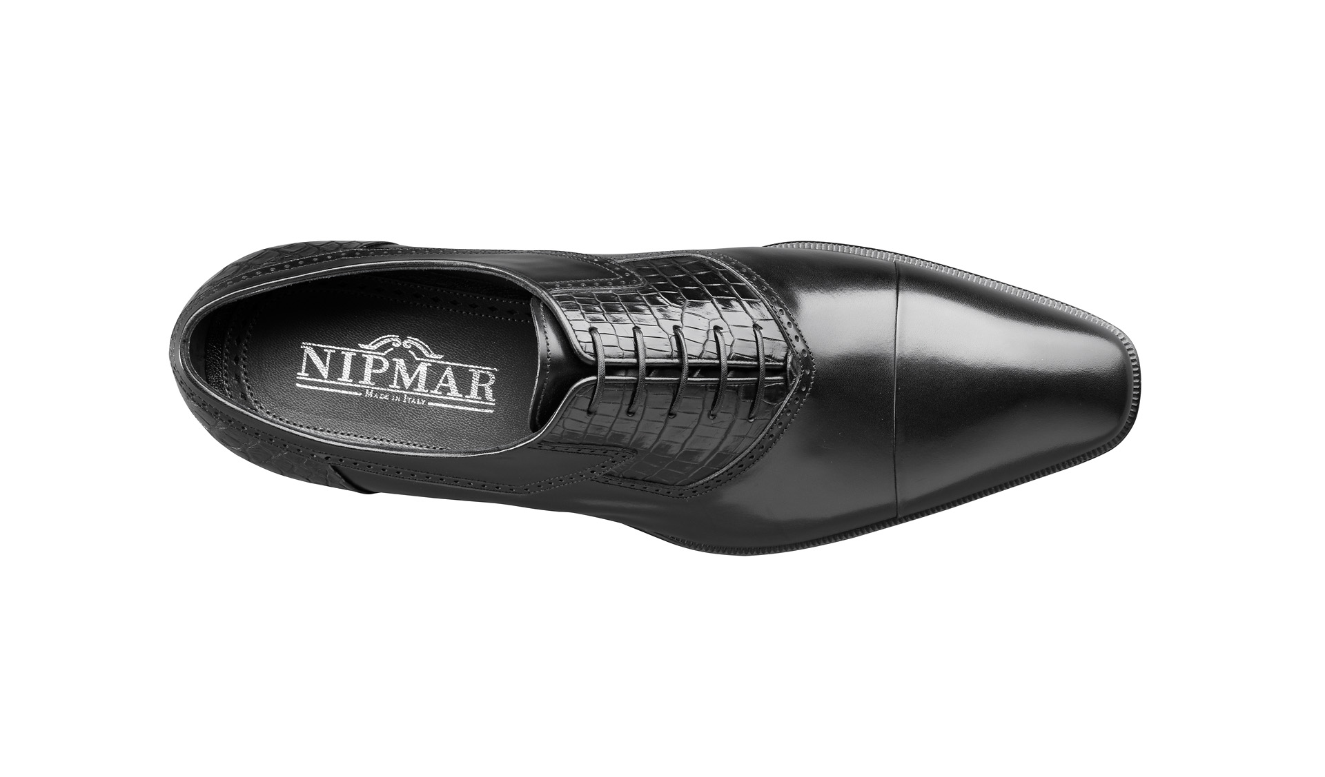 Croco and Calfskin Oxfords