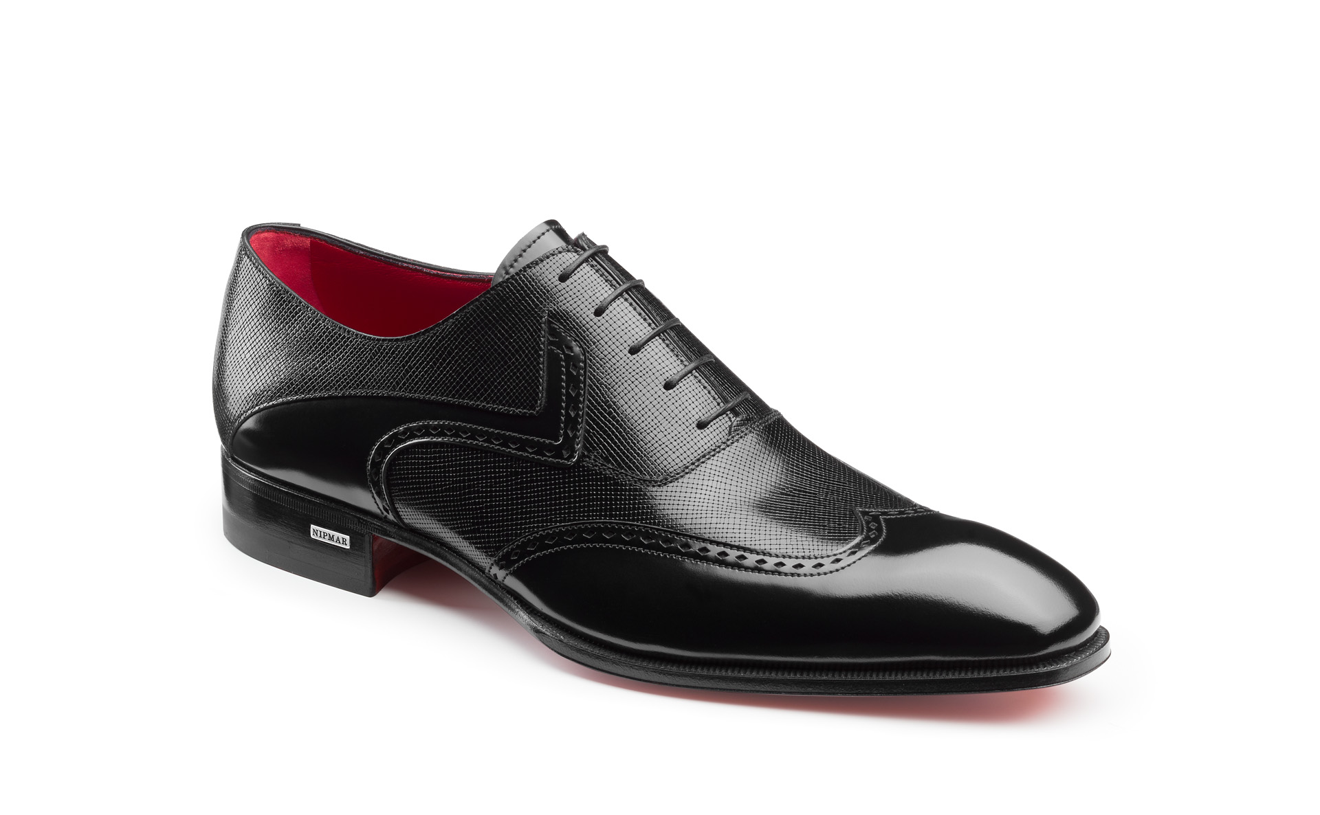 Shade and Printed Calf Oxfords