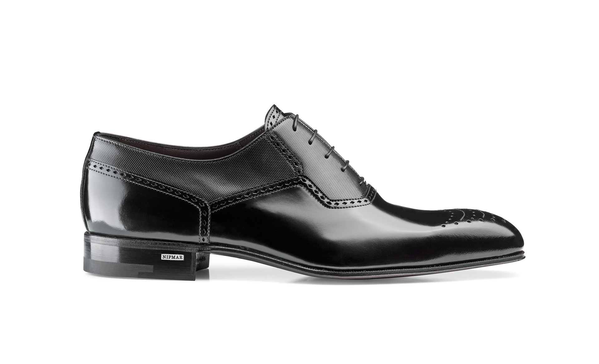 Double Leather Brogue Oxfords