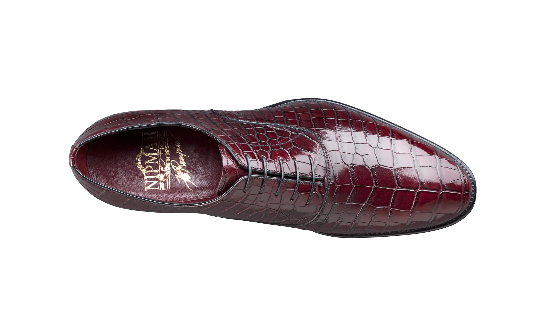 Plain Croco Oxfords