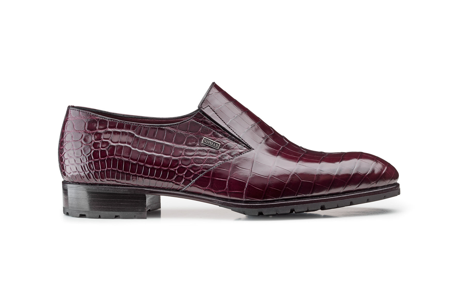 Plain Crocodile Loafers