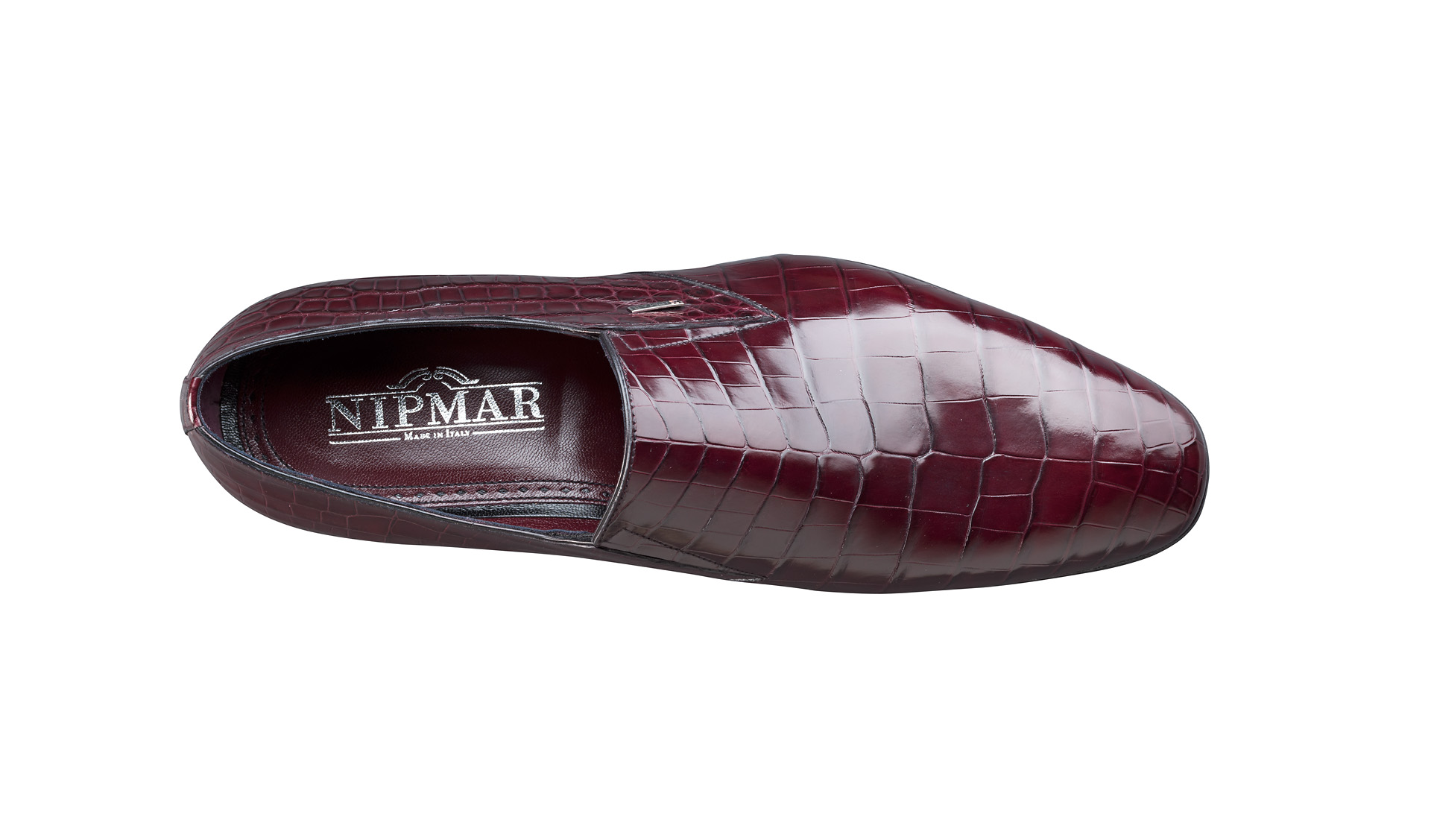 Plain Crocodile Loafers