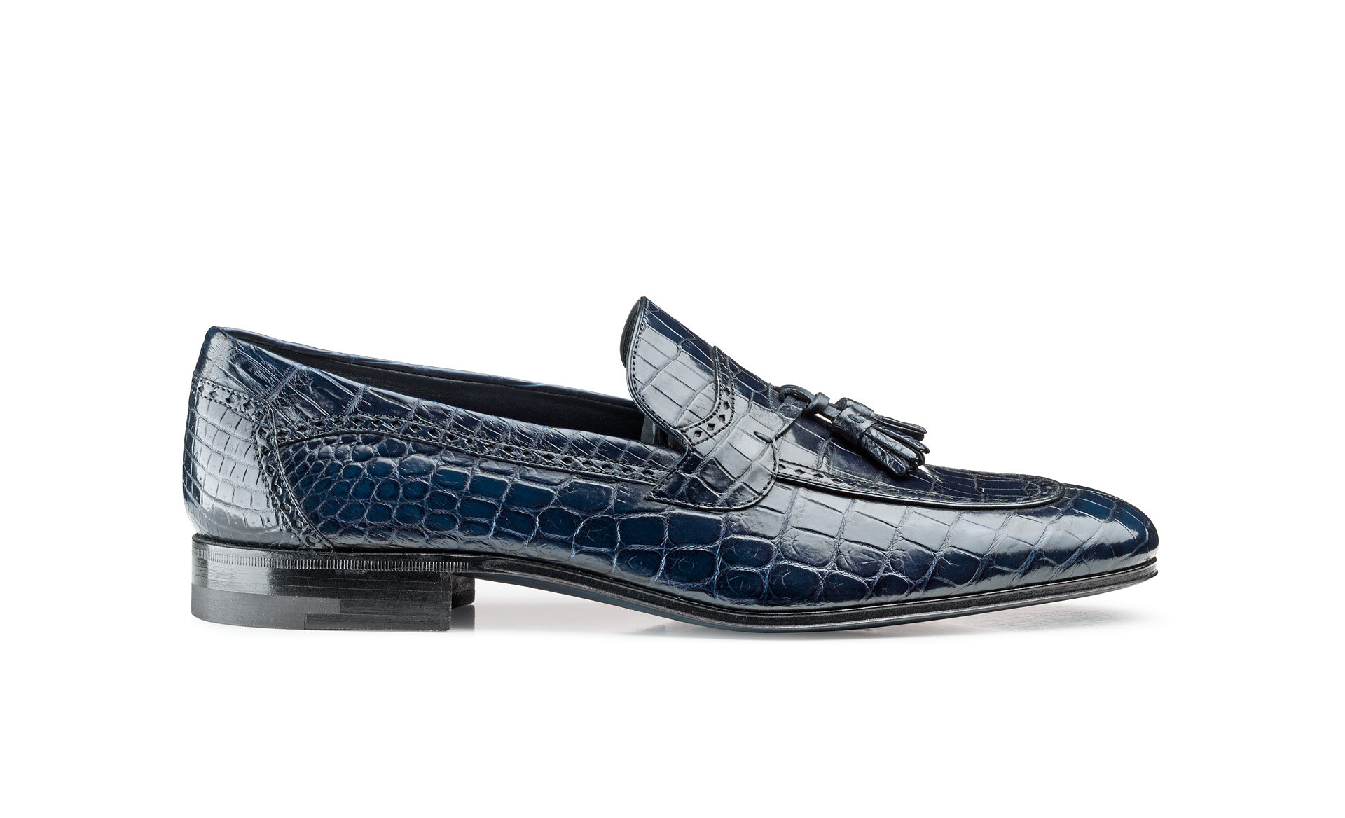 Croco Tassel Loafers