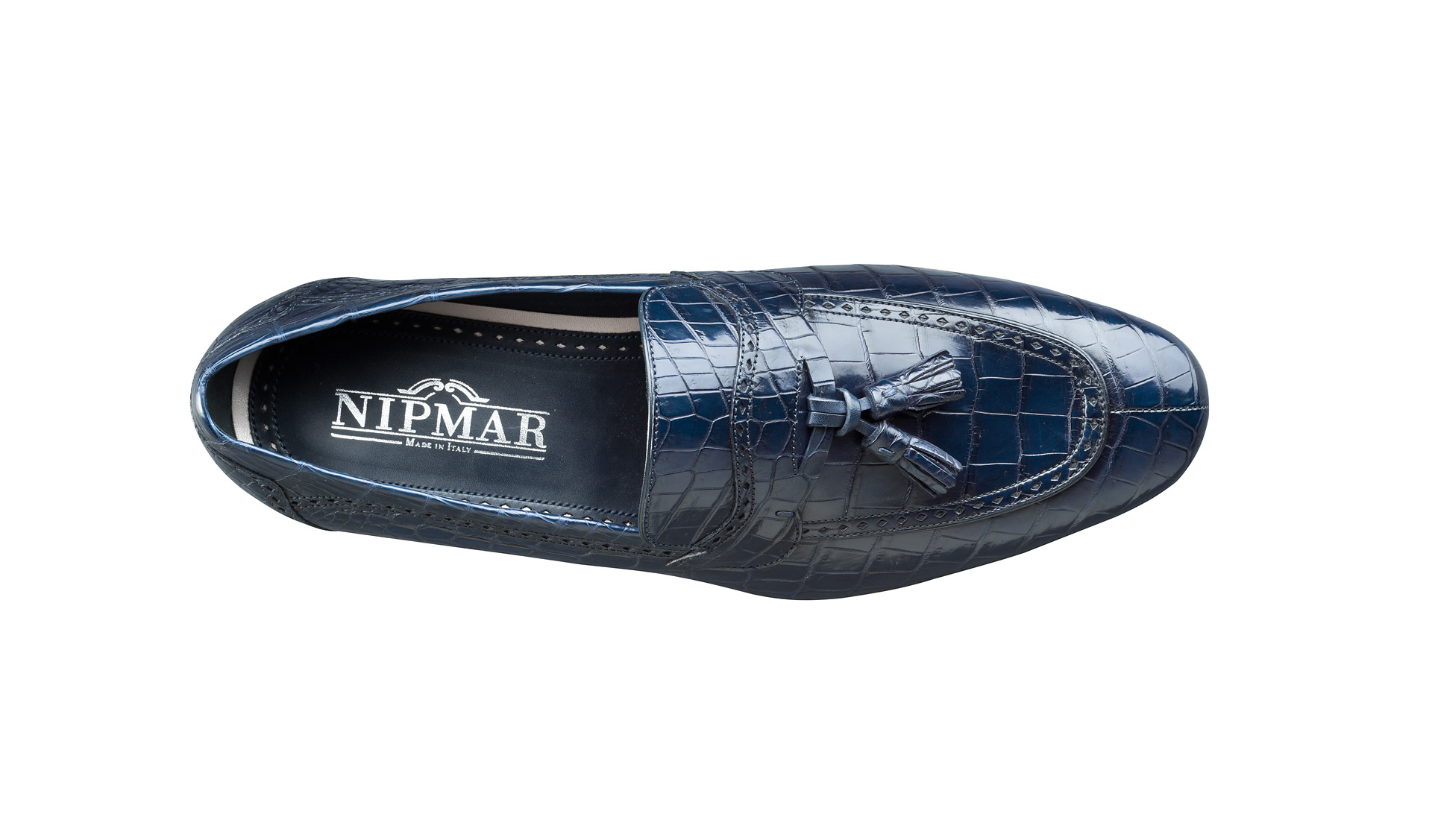 Croco Tassel Loafers