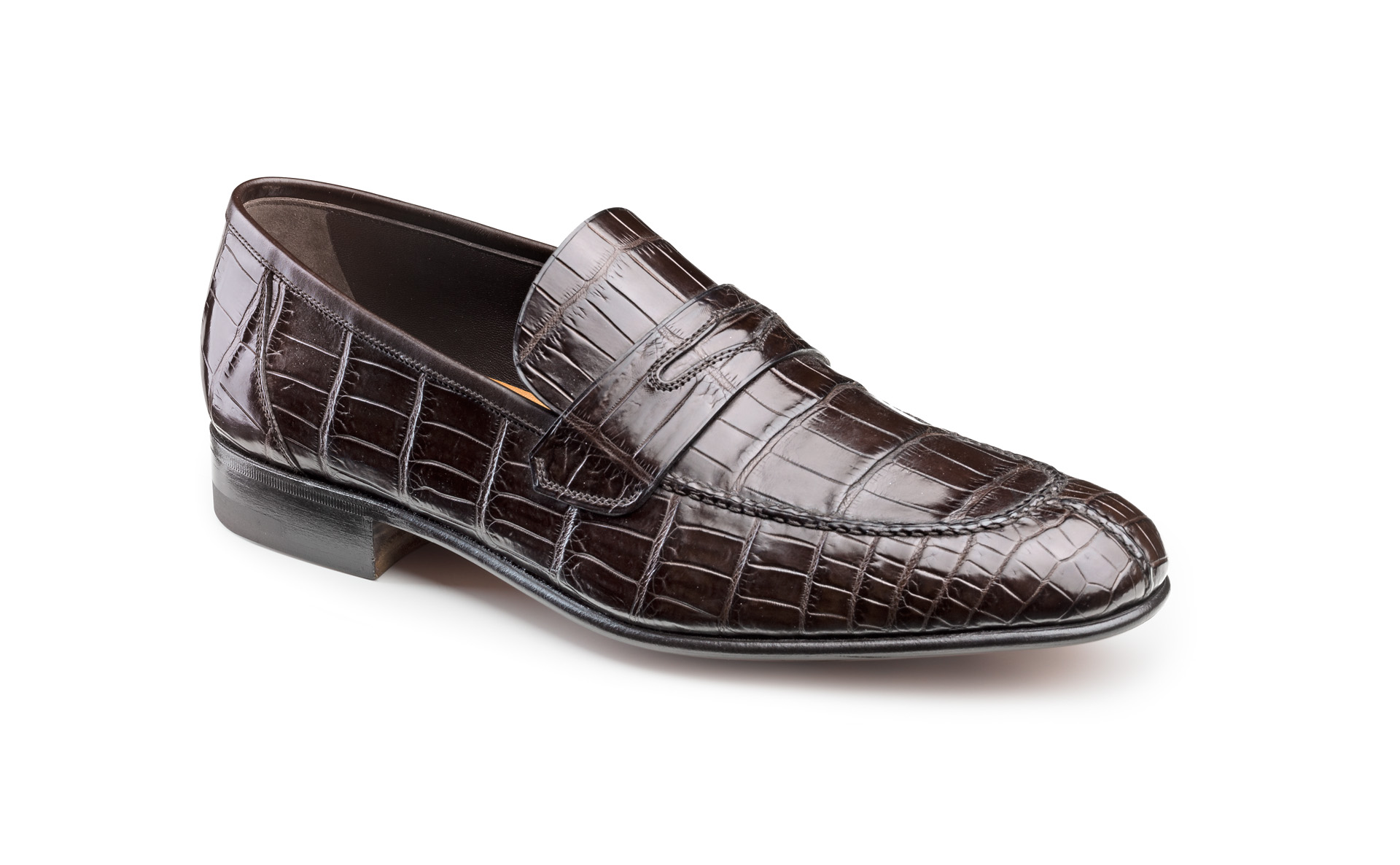 Bologna Construction Croco Loafers