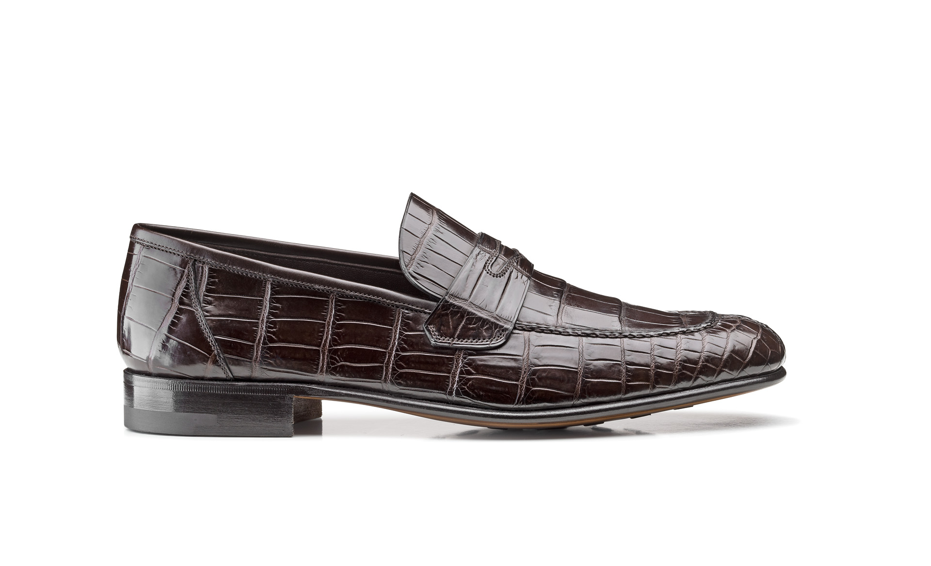 Bologna Construction Croco Loafers