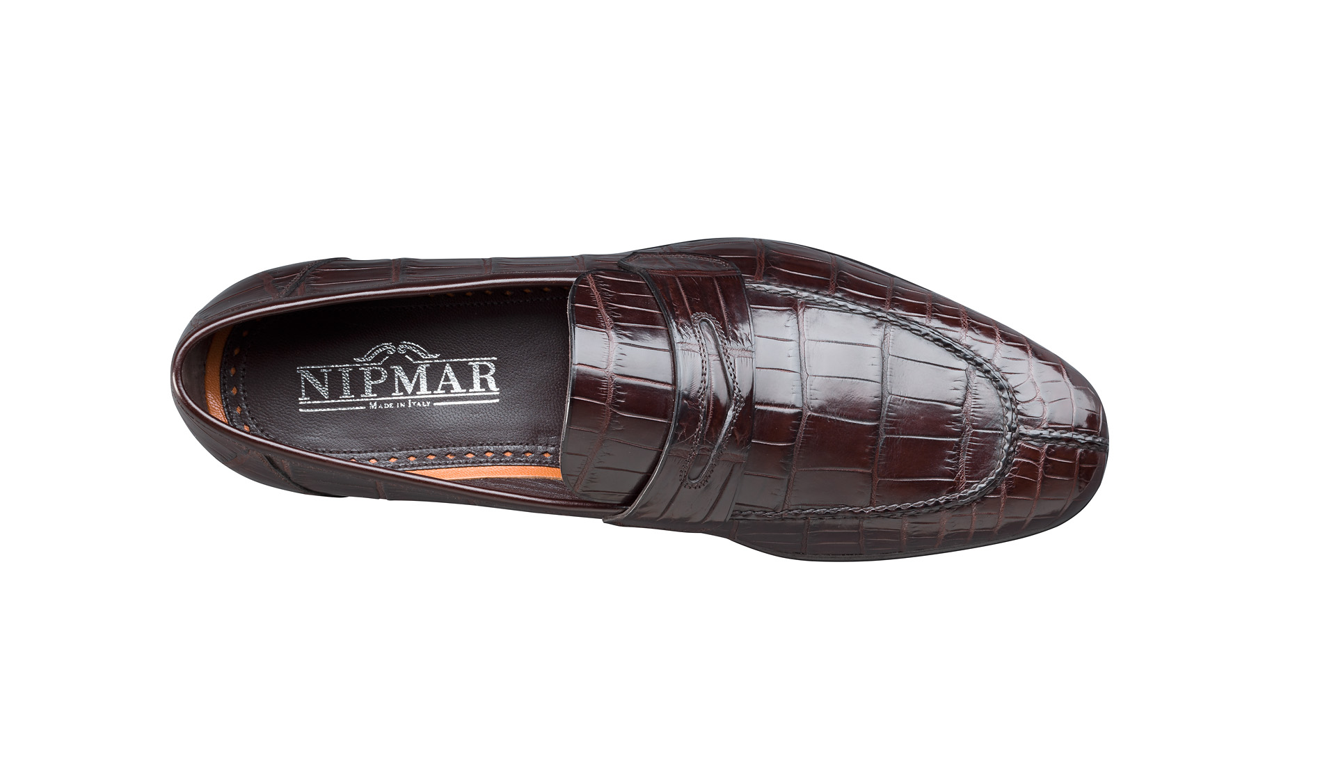 Bologna Construction Croco Loafers